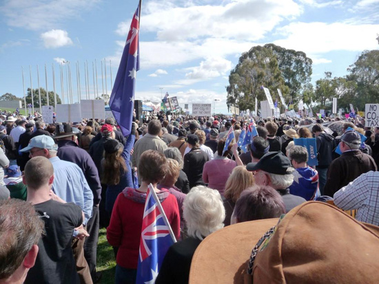 Canberra Protest Rally Aug 16 2011